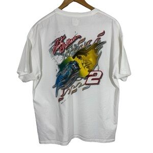 Vintage Chase Authentics Action Rusty Wallace T-Shirt Nascar #2 Car Racing VGUC